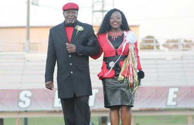 Crossett High School's homecoming court presented